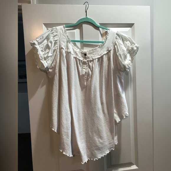 Free People Tops - 🤩 last chance, Free People Like new cotton T-shirt blouse